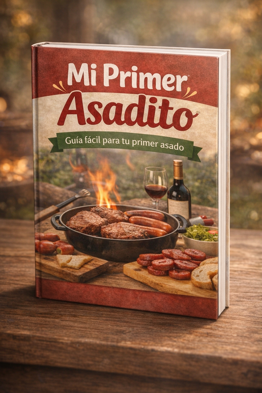 “Mi Primer Asadito – Guía práctica para debutar en la parrilla”+ 5 bonus